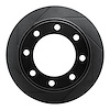 613-54161L Slotted Brake Rotor [Black], 1999-2005 Ford/Lincoln/Mercury/Mazda, Position: Rear Left - image 1