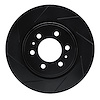 613-54204L Slotted Brake Rotor [Black], 2007-2021 Ford/Lincoln/Mercury/Mazda, Position: Front Left - image 1