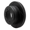 613-54225L Slotted Brake Rotor [Black], 2011-2021 Ford/Lincoln/Mercury/Mazda, Position: Rear Left, Rr Left - image 2