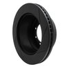 613-54225L Slotted Brake Rotor [Black], 2011-2021 Ford/Lincoln/Mercury/Mazda, Position: Rear Left, Rr Left - image 4