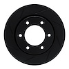 613-54275L Slotted Brake Rotor [Black], 2019-2021 Ford/Lincoln/Mercury/Mazda, Position: Front Left - image 1