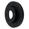 613-54275L Slotted Brake Rotor [Black], 2019-2021 Ford/Lincoln/Mercury/Mazda, Position: Front Left - image 2