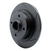 613-59010R Slotted Brake Rotor [Black], 1984-1987 Acura/Honda, Position: Rear Right - image 2