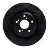 613-59063L Slotted Brake Rotor [Black], 2016-2021 Acura/Honda, Position: Front Left - image 1