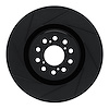 613-59065L Slotted Brake Rotor [Black], 2017-2021 Acura/Honda, Position: Front Left - image 1