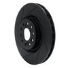 613-59065L Slotted Brake Rotor [Black], 2017-2021 Acura/Honda, Position: Front Left - image 2