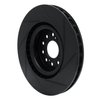 613-59065L Slotted Brake Rotor [Black], 2017-2021 Acura/Honda, Position: Front Left - image 4