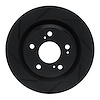 613-59067L Slotted Brake Rotor [Black], 2017-2021 Acura/Honda, Position: Rear Left - image 1