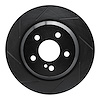 613-63053L Slotted Brake Rotor [Black], 2003-2017 Mercedes-Benz, Position: Rear Left - image 1