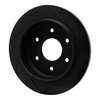 613-67090L Slotted Brake Rotor [Black], 2004-2015 Infiniti/Nissan, Position: Rear Left - image 4