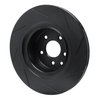 613-68013L Slotted Brake Rotor [Black], 2008-2020 Infiniti/Nissan, Position: Rear Left - image 4