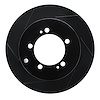 613-72029L Slotted Brake Rotor [Black], 1994-1995 Multiple Makes/Models, Position: Rear Left - image 1