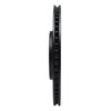 613-73066L Slotted Brake Rotor [Black], Fits Select Multiple Makes/Models, Position: Rear Left - image 3