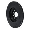 613-74030R Slotted Brake Rotor [Black], Fits Select Audi/Volkswagen, Position: Rear Right - image 4