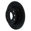 613-74033L Slotted Brake Rotor [Black], 2010-2019 Audi/Volkswagen, Position: Rear Left - image 2