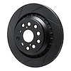 613-75021D Slotted Brake Rotor [Black], 2007-2021 Lexus/Toyota/Scion, Position: Rear Left - image 1