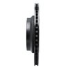 613-75022D Slotted Brake Rotor [Black], 2007-2021 Lexus/Toyota/Scion, Position: Rear Right - image 2