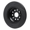 613-75022D Slotted Brake Rotor [Black], 2007-2021 Lexus/Toyota/Scion, Position: Rear Right - image 3