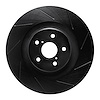 613-75035D Slotted Brake Rotor [Black], 2013-2020 Lexus/Toyota/Scion, Position: Right Front - image 1