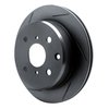 613-76014L Slotted Brake Rotor [Black], 1982-1985 Lexus/Toyota/Scion, Position: Rear Left - image 2