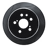 613-76066L Slotted Brake Rotor [Black], 1996-1999 Lexus/Toyota/Scion, Position: Rear Left - image 1
