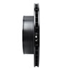 613-76121L Slotted Brake Rotor [Black], 1995-2004 Lexus/Toyota/Scion, Position: Front Left - image 3