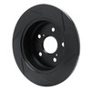 613-76134L Slotted Brake Rotor [Black], 2006-2018 Lexus/Toyota/Scion, Position: Rear Left - image 4