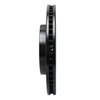 613-76135L Slotted Brake Rotor [Black], 2006-2018 Multiple Makes/Models, Position: Front Left - image 3