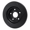 613-76135L Slotted Brake Rotor [Black], 2006-2018 Multiple Makes/Models, Position: Front Left - image 4