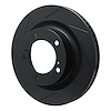 613-76136L Slotted Brake Rotor [Black], Fits Select Lexus/Toyota/Scion, Position: Front Left - image 1