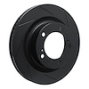613-76136R Slotted Brake Rotor [Black], Fits Select Lexus/Toyota/Scion, Position: Front Right - image 1