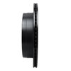 613-76143L Slotted Brake Rotor [Black], Fits Select Lexus/Toyota/Scion, Position: Rear Left - image 3