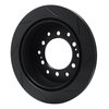 613-76143L Slotted Brake Rotor [Black], Fits Select Lexus/Toyota/Scion, Position: Rear Left - image 4