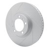 614-02056D GEOSPEC Slotted Rotor [Coated], 2010-2013 Porsche, Position: Right Front - image 3