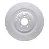614-20022D GEOSPEC Slotted Rotor [Coated], 2008-2009 Jaguar, Position: Left Front - image 1