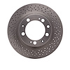620-02027 Drilled Brake Rotor, 1994-1998 Porsche, Position: Rear