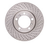 620-02033D Drilled Brake Rotor, 1998-2012 Porsche, Position: Right Front - image 1
