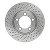 620-02036D Drilled Brake Rotor, Fits Select Porsche, Position: Left Front - image 1