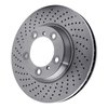 620-02036D Drilled Brake Rotor, Fits Select Porsche, Position: Left Front - image 2