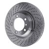 620-02047D Drilled Brake Rotor, 2007-2013 Porsche, Position: Rear Left - image 2