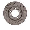 620-02052D Drilled Brake Rotor, Fits Select Porsche, Position: Right Front