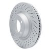620-02063D Drilled Brake Rotor, 2010-2021 Porsche, Position: Rear Left - image 2