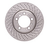 620-02066D Drilled Brake Rotor, 1999-2021 Porsche, Position: Rear Right