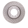 620-02067D Drilled Brake Rotor, 1999-2021 Porsche, Position: Rear Left
