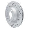 620-02072D Drilled Brake Rotor, 2012-2016 Porsche, Position: Rear Right - image 2