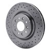 620-20016 Drilled Brake Rotor, 2000-2006 Jaguar, Position: Front - image 2