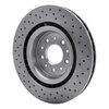 620-20016 Drilled Brake Rotor, 2000-2006 Jaguar, Position: Front - image 4