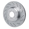 620-31086D Drilled Brake Rotor, 2008-2013 BMW, Position: Right Front - image 2