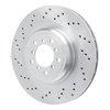 620-31087D Drilled Brake Rotor, 2008-2013 BMW, Position: Left Front - image 2