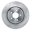 620-31091D Drilled Brake Rotor, 2008-2013 BMW, Position: Rear Left - image 1